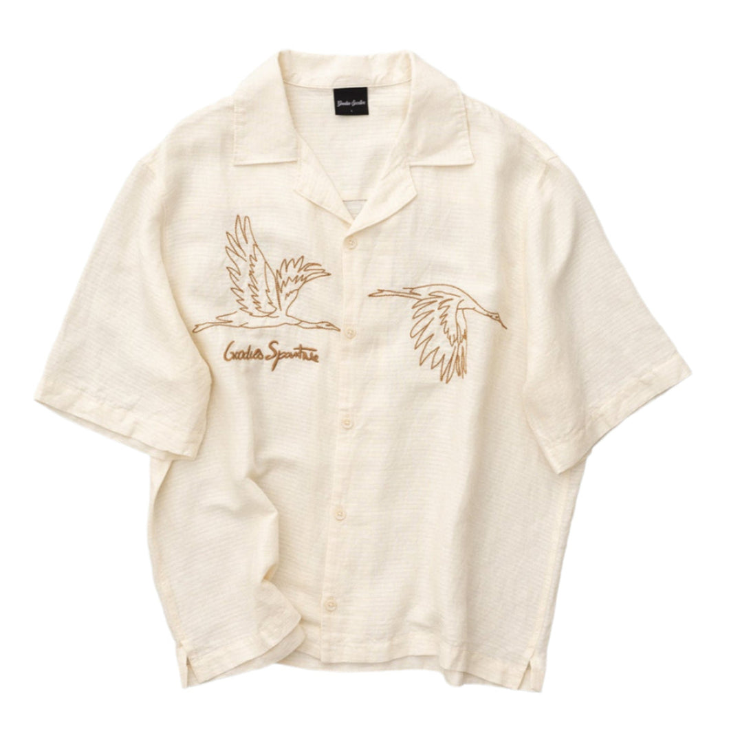 Goodies Sportive Goose Cotton Shirt Ecru