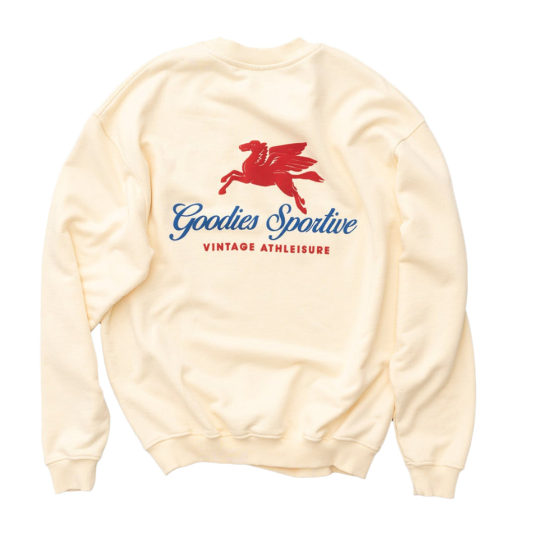 Goodies Sportive 550G Pegasus Crewneck Butter