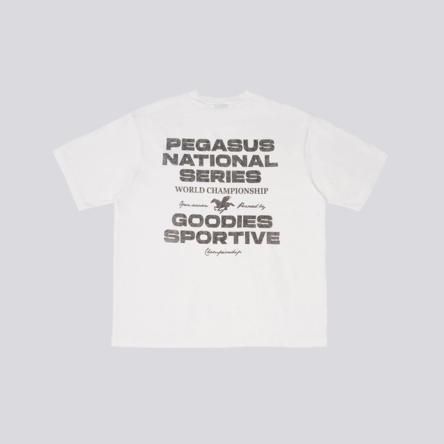 Goodies Sportive Pegasus Series Tee White