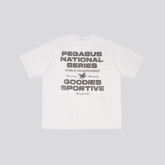 Goodies Sportive Pegasus Series Tee White
