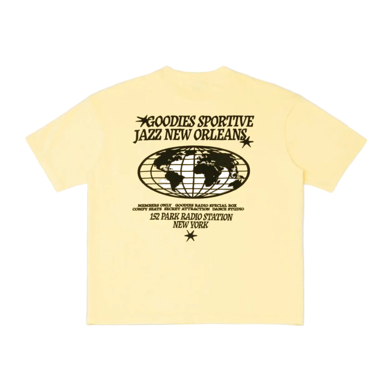 Goodies Sportive Radio Station Tee Yellow