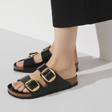 Load image into Gallery viewer, Birkenstock Arizona Big Buckle Lena High Shine Black
