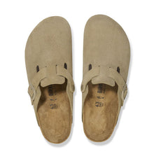 Load image into Gallery viewer, Birkenstock Boston Suede Leather Faded Khaki
