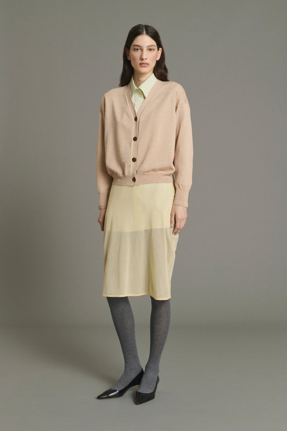 Soeur Idem Cardigan Beige Rose