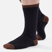 Load image into Gallery viewer, Universal Works Wool Hike Sock Navy
