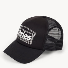 Load image into Gallery viewer, Aries Temple Trucker Cap Black
