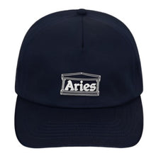 Load image into Gallery viewer, Aries Temple Cap Navy
