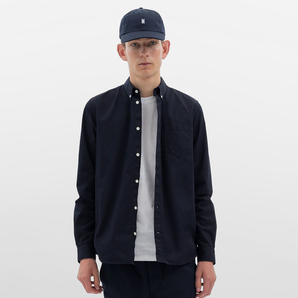Norse Projects Twill Sports Cap Dark Navy