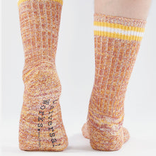 Load image into Gallery viewer, Universal Works Cotton Everyday Stripe Sock Yellow
