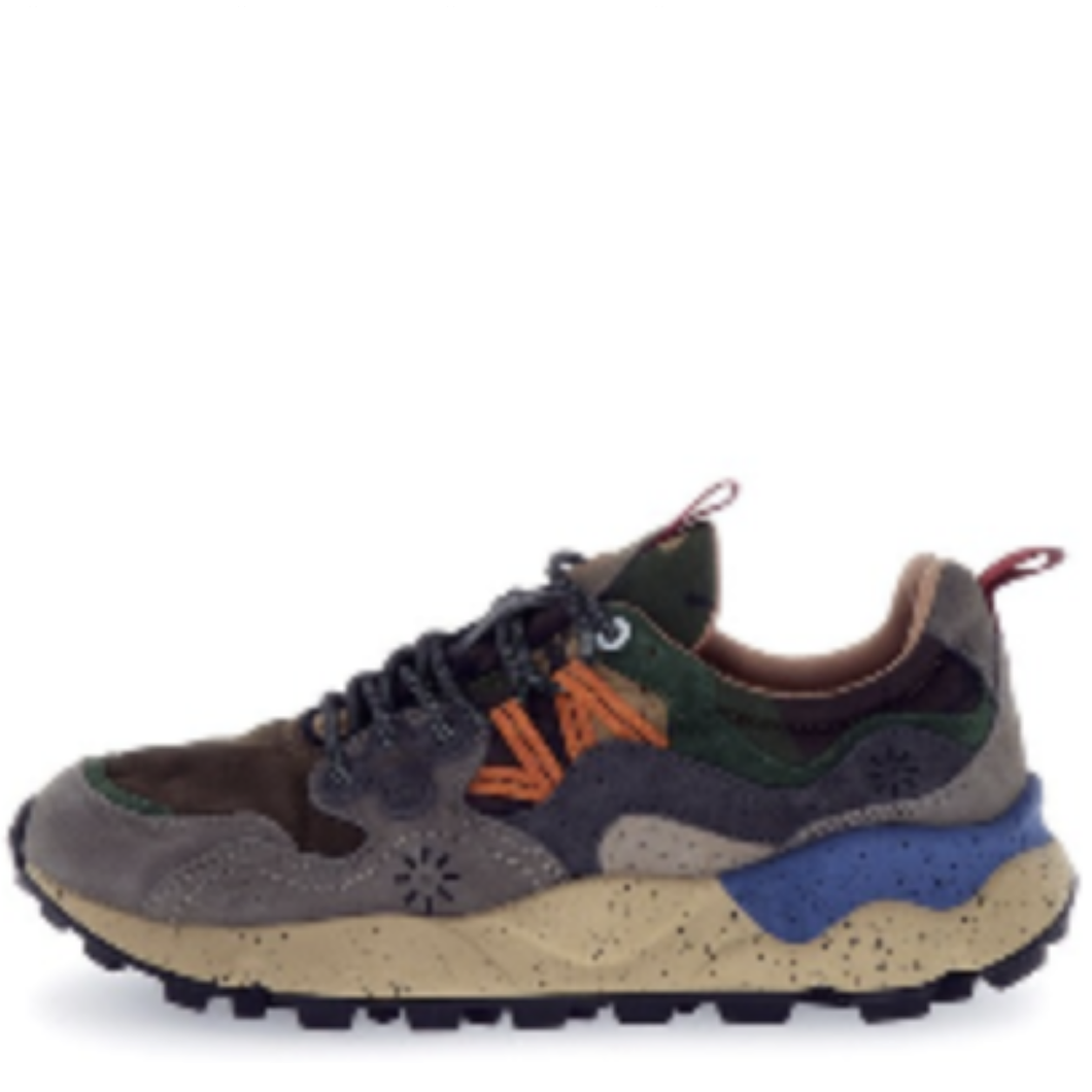 Flower Mountain Yamano 3 Suede / Nylon - Camo / Dark Grey