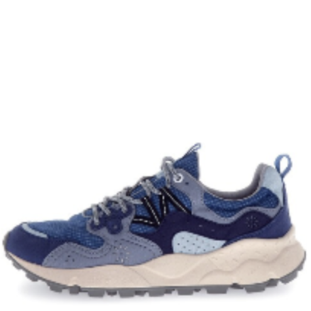 Flower Mountain Yamano 3 Suede / Eco Nylon - Blue / Petrol