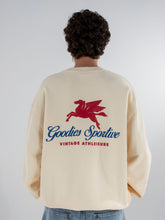 Load image into Gallery viewer, Goodies Sportive 550G Pegasus Crewneck Butter
