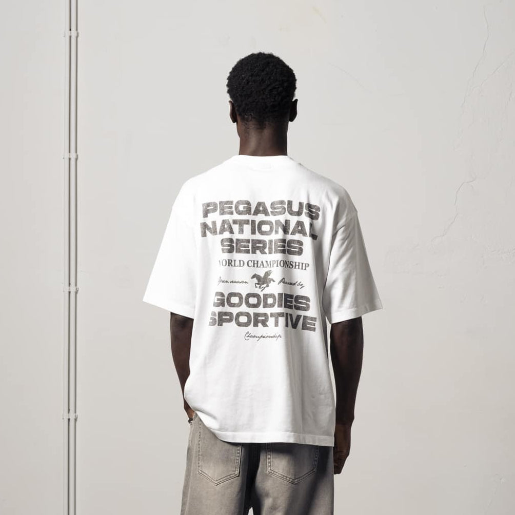 Goodies Sportive Pegasus Series Tee White