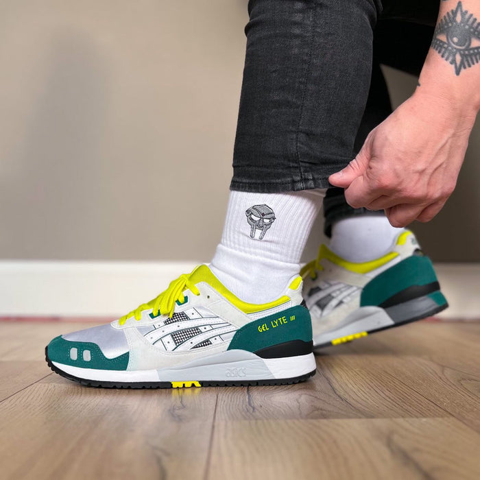 Supa Dupa DOOM Socks White