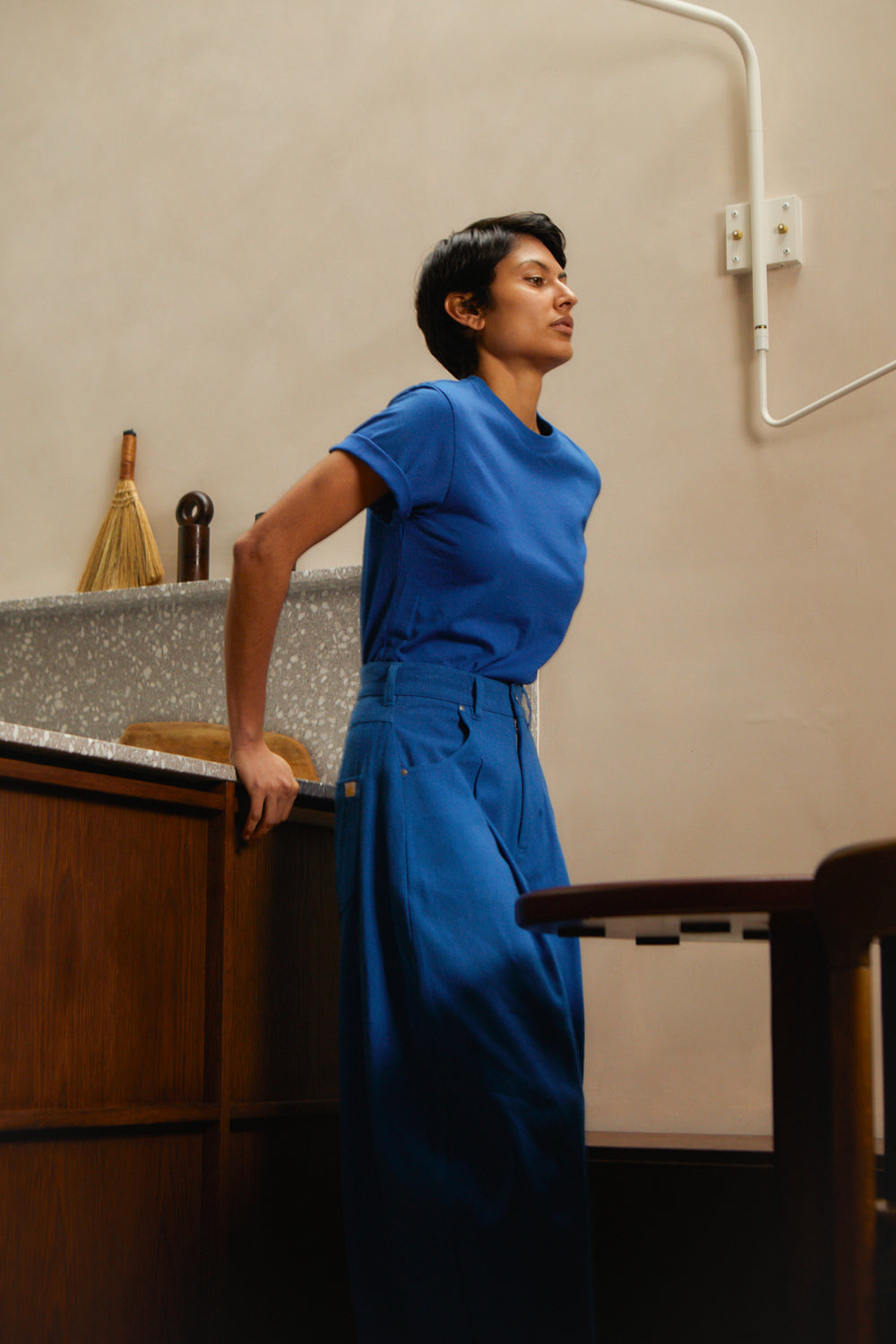 L.F.Markey Basic Tee Cobalt