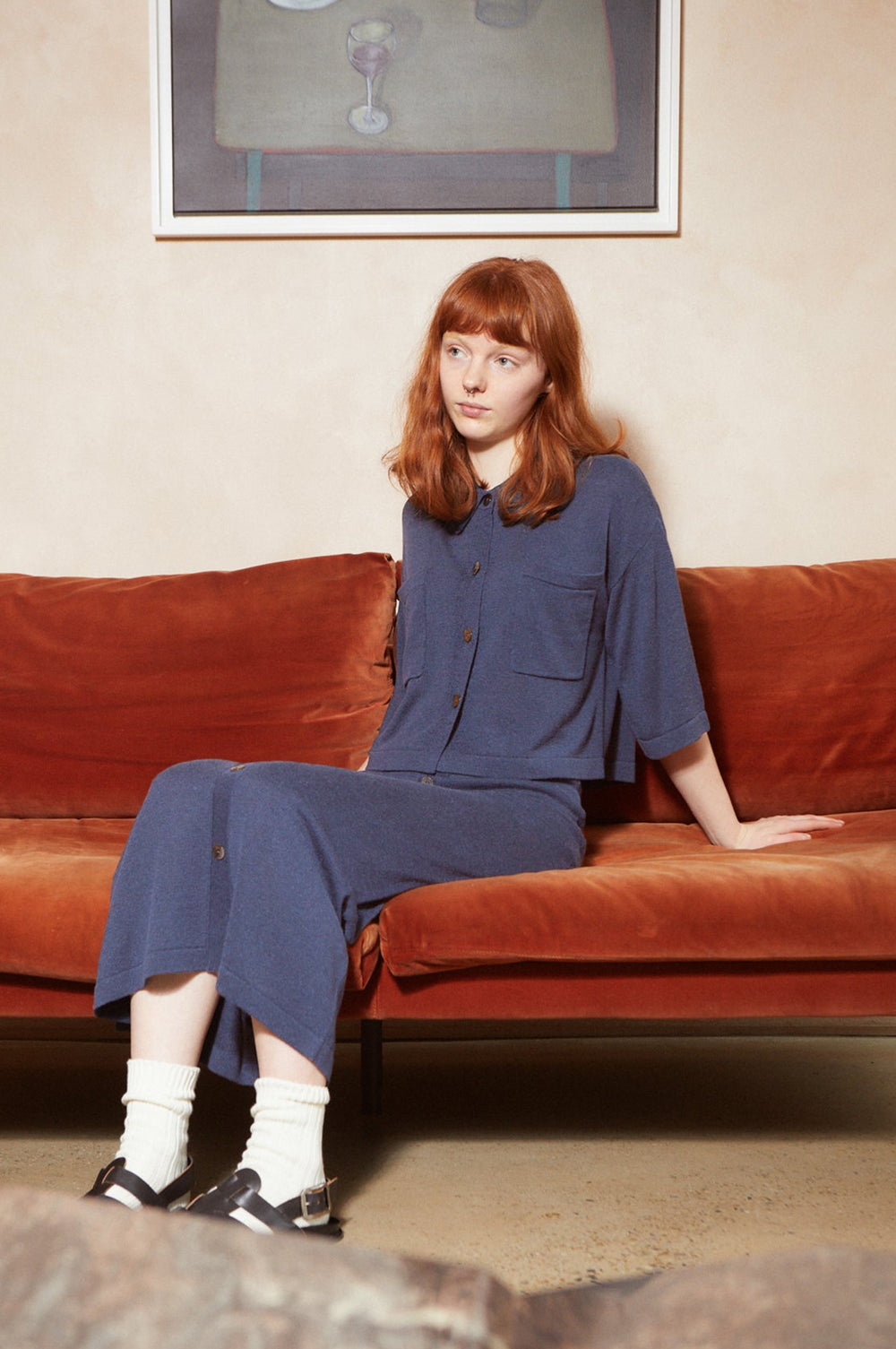 L.F.Markey Soren Top Navy