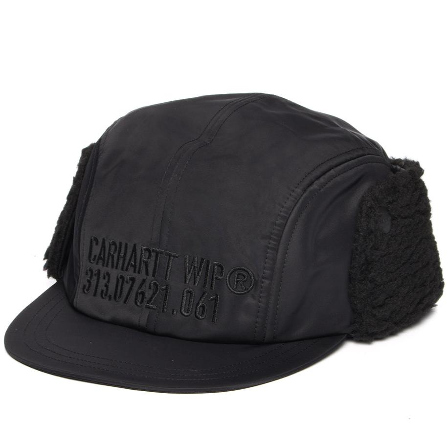 Carhartt WIP Olten Ear Guard Cap Black