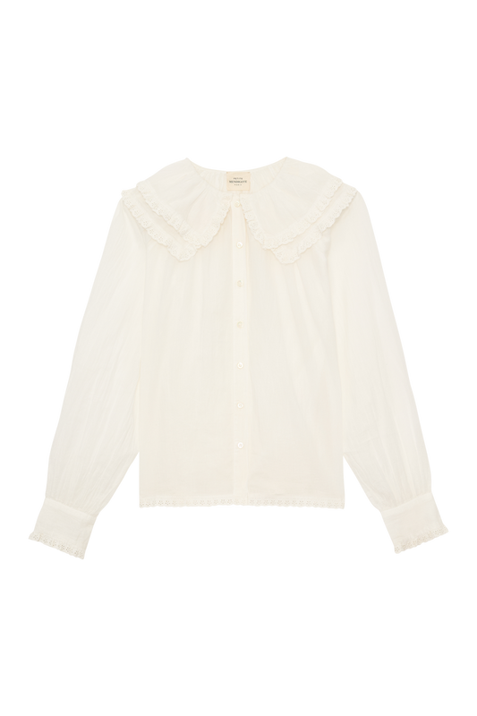 Petite Mendigote Constance Blouse Ecru