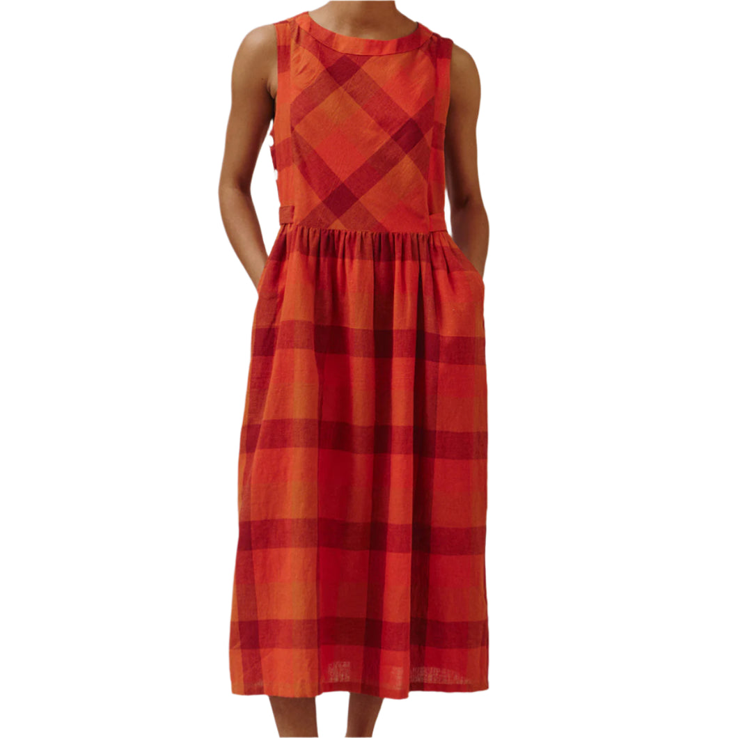 Sideline Frankie Dress Red Check