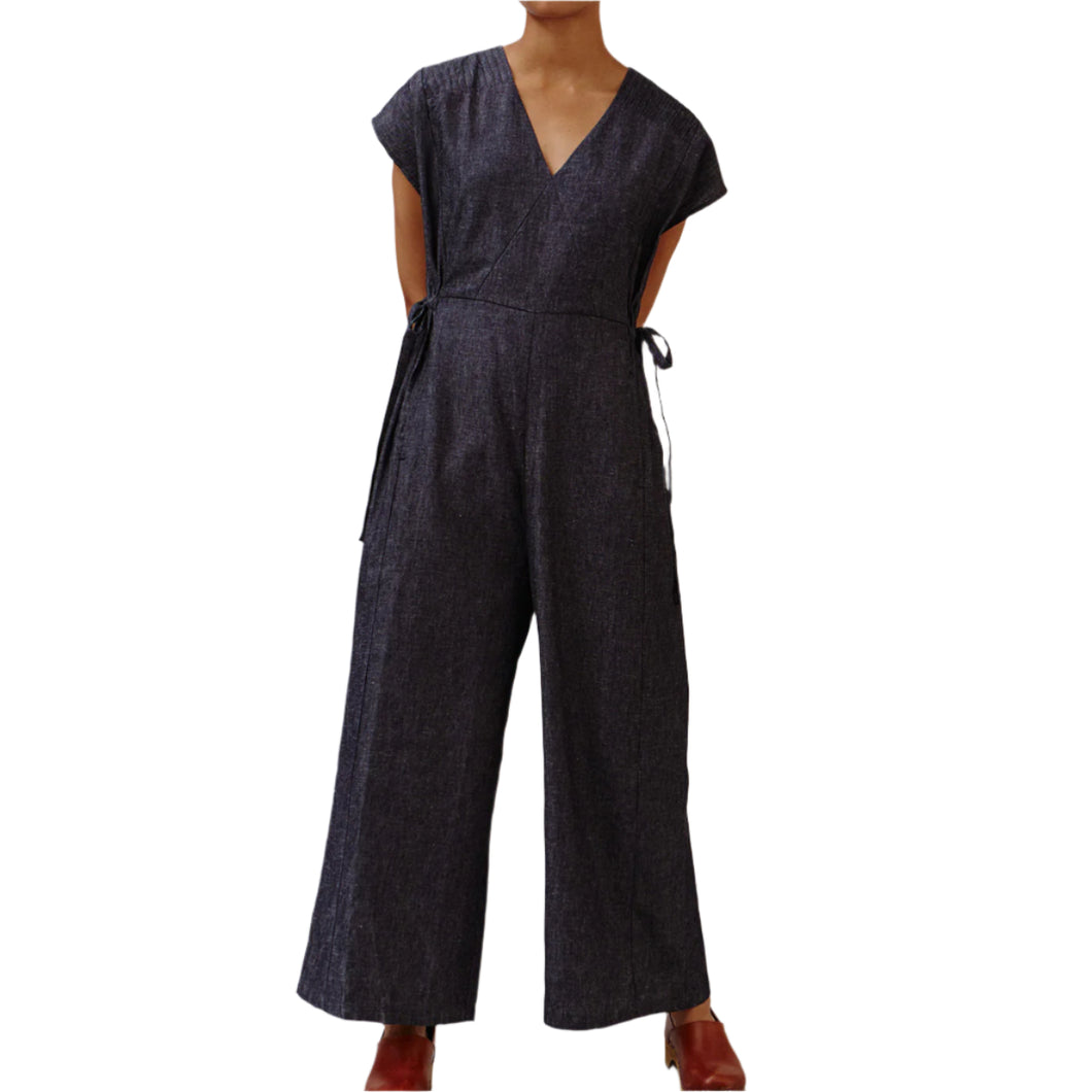 Sideline Ava Jumpsuit Dark Indigo