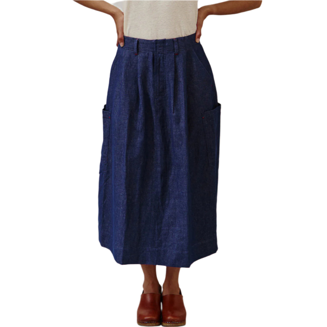 Sideline Minty Skirt Indigo