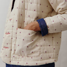 Load image into Gallery viewer, Sideline Dawn Jacket Ecru Pattern / Denim
