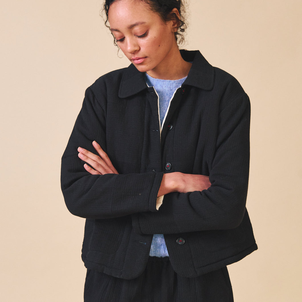 Sideline Molly Jacket Black