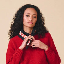 Load image into Gallery viewer, Sideline Ella Embroidered Neckerchief
