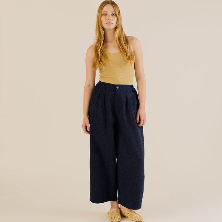 Sideline Leila Trousers Indigo