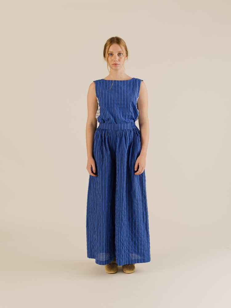 Sideline Anna Trousers Cobalt Stripe