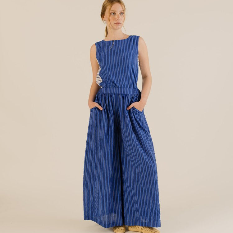 Sideline Anna Trousers Cobalt Stripe