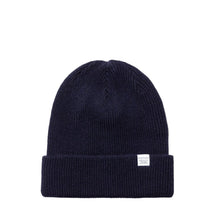 Load image into Gallery viewer, Norse Projects Norse Beanie Dark Navy
