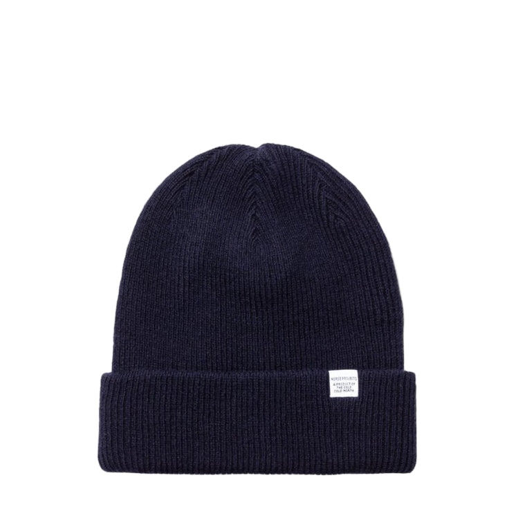 Norse Projects Norse Beanie Dark Navy