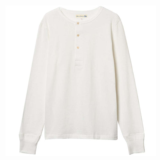 Merz b. Schwanen 2M06 LS Refined Fit Henley White