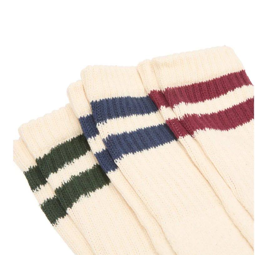Healthknit Socks 3 Pack Off White / Multi 2