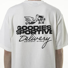 Load image into Gallery viewer, Goodies Sportive Delivery Tee White
