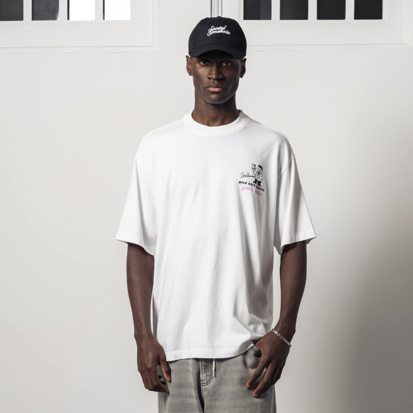 Goodies Sportive Sand Store Tee White