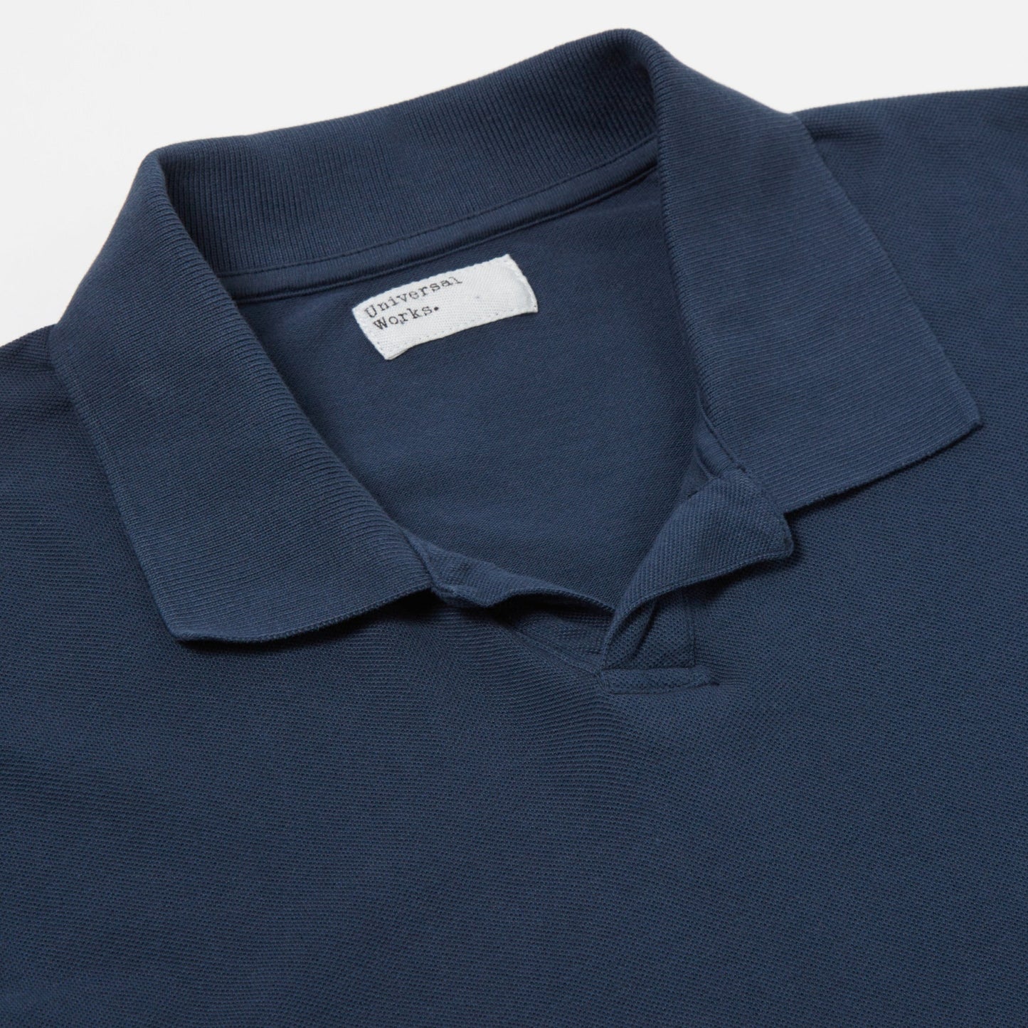 Universal Works Vacation Polo Piquet Navy