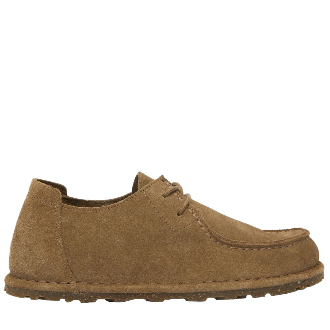 Birkenstock Utti Lace Suede Leather Gray Taupe