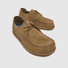 Load image into Gallery viewer, Birkenstock Utti Lace Suede Leather Gray Taupe
