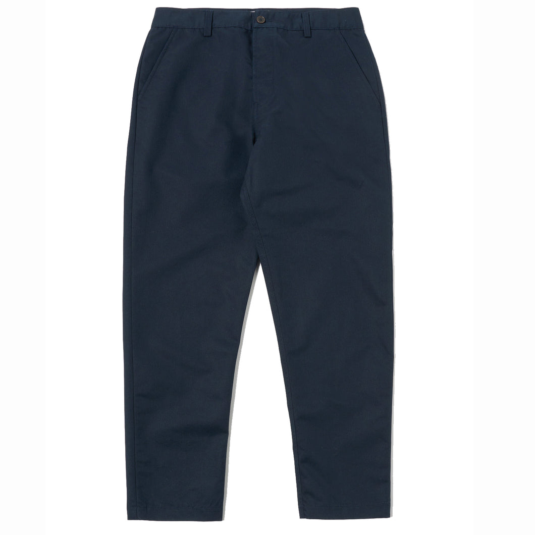 Universal Works Military Chino Navy Brushed Polytech