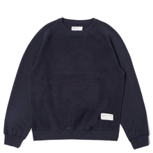 Load image into Gallery viewer, Universal Works LS Brush Back Sweat Navy
