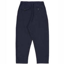 Load image into Gallery viewer, Universal Works Pleated Track Pant Brushed Moleskin Navy
