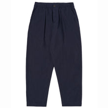 Load image into Gallery viewer, Universal Works Pleated Track Pant Brushed Moleskin Navy
