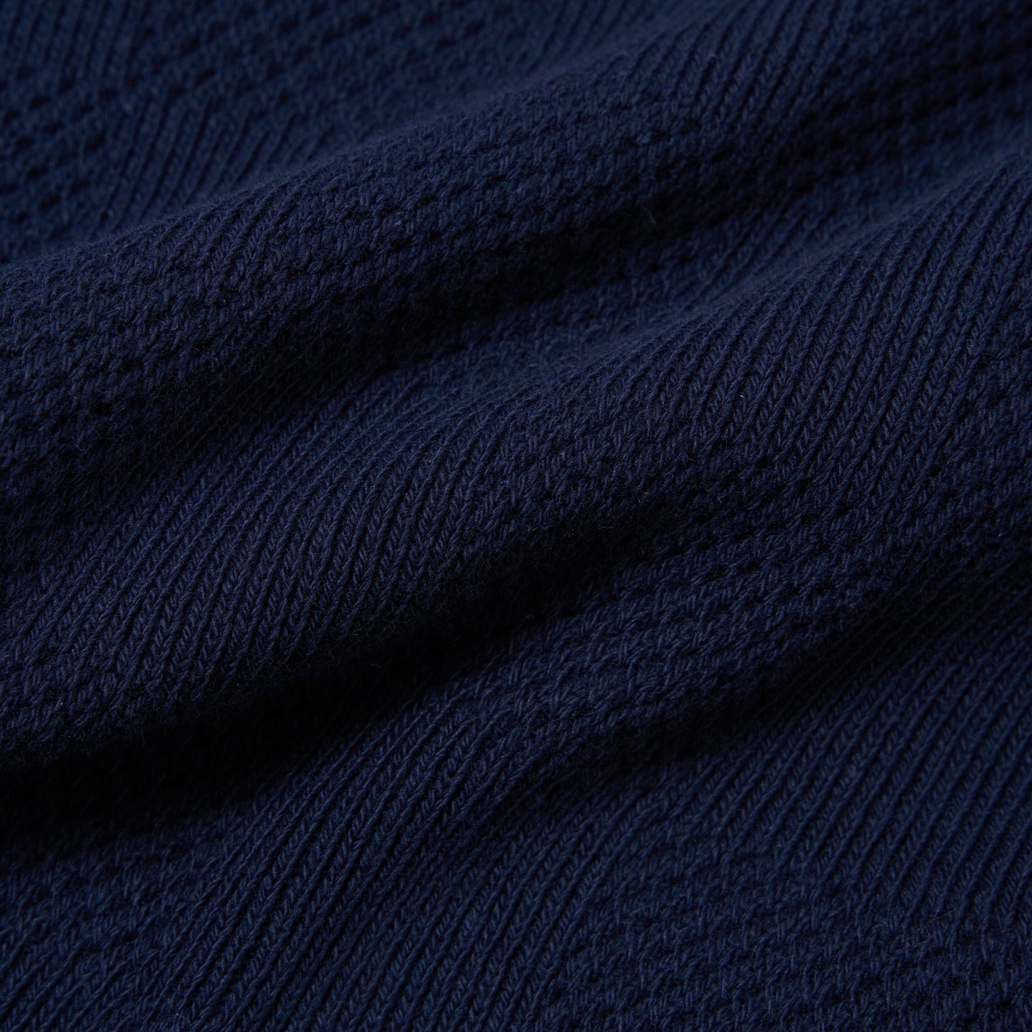 Universal Works Vacation Polo Fantasy Checkerboard Bright  Navy