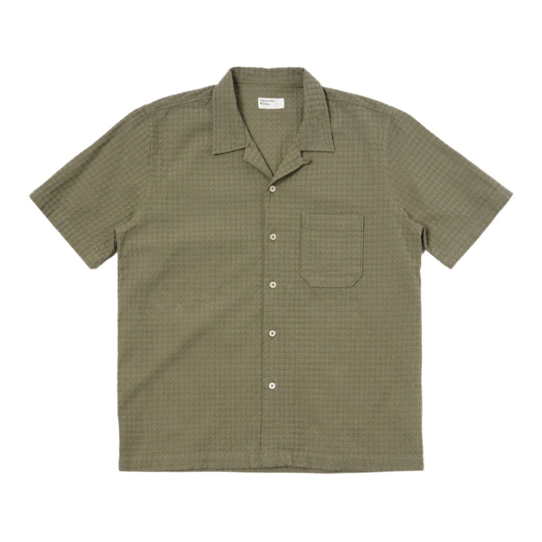 Universal Works Delos Road Shirt Olive