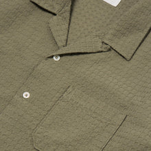 Load image into Gallery viewer, Universal Works Delos Road Shirt Olive
