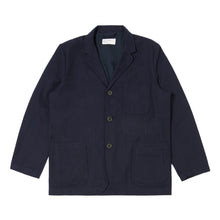 Load image into Gallery viewer, Universal Works Brushed Moleskin Three Button Jacket Navy
