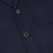 Load image into Gallery viewer, Universal Works Brushed Moleskin Three Button Jacket Navy
