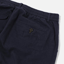 Load image into Gallery viewer, Universal Works Brushed Moleskin Pleated Track Pant Navy
